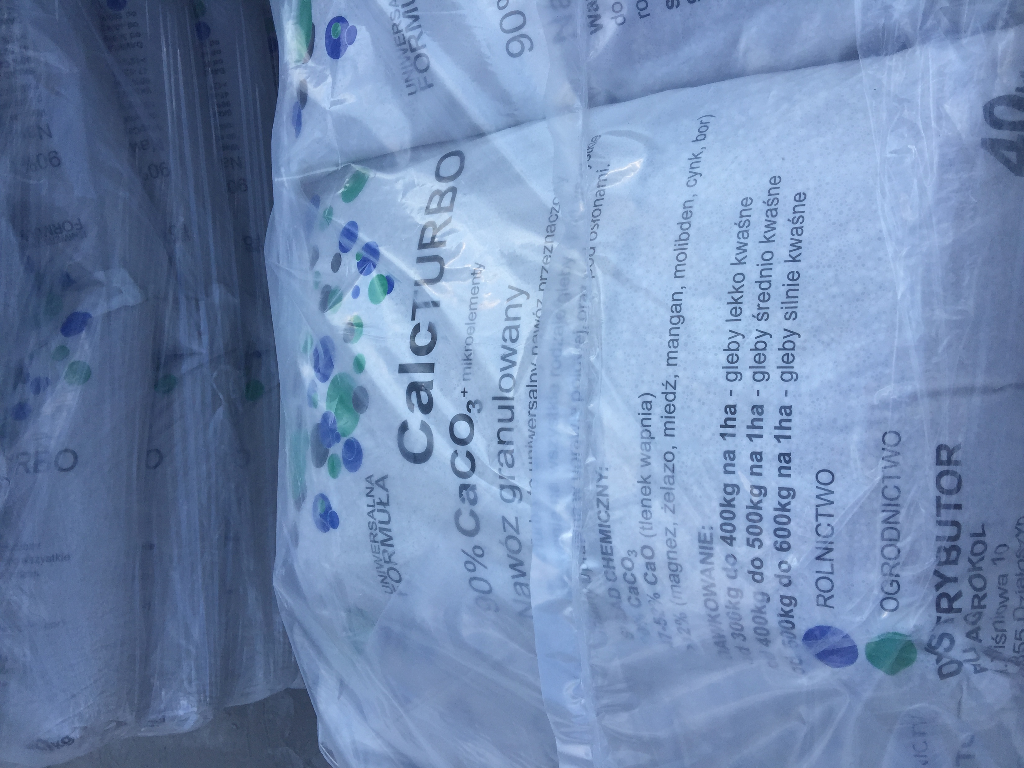 WAPNO  CALCTURBO 90%CACO3 GRANULOWANE !!!