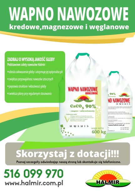 Wysokiej jakości wapno granulowane